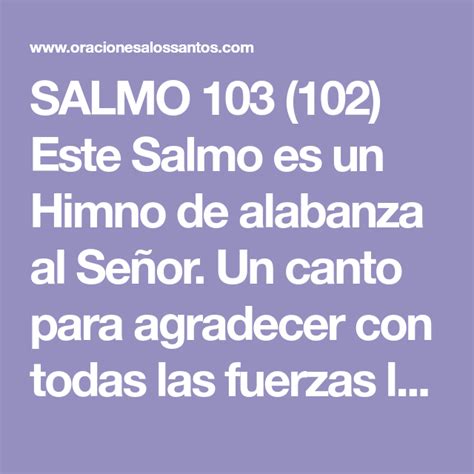 himno de alabanza salmo 103.